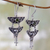 Peridot chandelier earrings, 'Summer Moonlight' - Indonesian Peridot Sterling Silver Chandelier Earrings (image 2b) thumbail