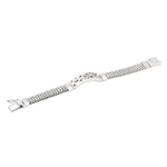 Men's sterling silver pendant bracelet, 'Balinese Hero' - Handmade Men's Sterling Silver Link Bracelet