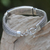 Men's sterling silver pendant bracelet,  'New Classic' - Men's Silver Link Bracelet (image 2b) thumbail