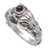 Men's amethyst ring, 'Balinese Elephant' - Men's Sterling Silver and Amethyst Ring (image 2c) thumbail