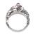 Men's amethyst ring, 'Balinese Elephant' - Men's Sterling Silver and Amethyst Ring (image 2f) thumbail