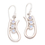 Rainbow moonstone drop earrings, 'Come Back' - Rainbow Moonstone Sterling Silver Dangle Earrings (image 2a) thumbail