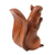 Wood sculpture, 'Squirrel with an Acorn' - Artisan Crafted Wood Sculpture