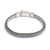 Men's sterling silver braided bracelet, 'Open Mind' - Men's Handcrafted Sterling Silver Braided Bracelet