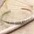 Gold plated cuff bracelet, 'Amaranth' - Women's Sterling Silver Cuff Bracelet (image 2) thumbail