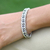 Men's sterling silver bracelet, 'Two Paths' - Men's Sterling Silver Chain Bracelet (image 2c) thumbail