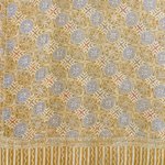 Silk batik shawl, 'Floral Stars' - Handcrafted Batik Silk Patterned Shawl