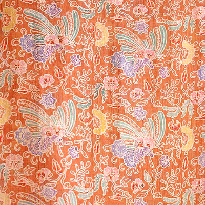 Mantón batik de seda - Mantón de seda batik de Indonesia