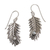 Pearl dangle earrings, 'White Dewdrops' - Sterling Silver Pearl Dangle Earrings thumbail