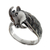 Men's sterling silver ring, 'Capricorn' - Men's Unique Sterling Silver Ring (image 2a) thumbail