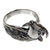 Men's sterling silver ring, 'Capricorn' - Men's Unique Sterling Silver Ring (image 2b) thumbail