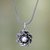 Pearl pendant necklace, 'Sacred White Lotus' - Sterling Silver and Pearl Pendant Necklace (image 2) thumbail