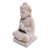 Sandstone sculpture, 'Meditating Buddha' - Hand Crafted Buddhism Stone Sculpture from Indonesia (image 2d) thumbail