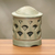 Ceramic tealight candleholder, 'Cupola Light' - Fair Trade Ceramic Tealight Candleholder with Chimney thumbail