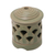 Teelichthalter aus Keramik - Teelichthalter aus Fair-Trade-Keramik mit Kamin