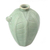 Ceramic vase, 'Frangipani Frog' - Handcrafted Ceramic Vase with Leaves and Frog (image 2b) thumbail
