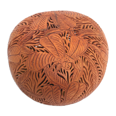 Coconut shell sculpture, 'Beehive Jive' - Coconut Shell Sculpture