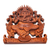 Wandpaneel aus Holz - Hinduistische Holzrelieftafel