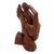 Wood statuette, 'Take Action' - Artisan Crafted Wood Sculpture (image 2d) thumbail