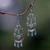 Sterling silver chandelier earrings, 'Memories' - Sterling Silver Chandelier Earrings (image 2b) thumbail
