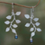 Pearl dangle earrings, 'Black Forest' - Pearl Sterling Silver Dangle Earrings (image 2) thumbail