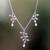 Pearl pendant necklace, 'Cloud Forest' - Sterling Silver and Pearl Necklace (image 2) thumbail