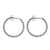 Sterling silver hoop earrings, 'Moon Walk' - Women's Sterling Silver Half Hoop Earrings thumbail