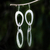 Sterling silver dangle earrings, 'Futuristic' - Modern Sterling Silver Dangle Earrings from Indonesia (image 2) thumbail