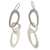 Sterling silver dangle earrings, 'Futuristic' - Modern Sterling Silver Dangle Earrings from Indonesia thumbail
