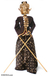 Batik puppet, 'Majapahit Prince' - Batik puppet