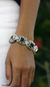 Quartz link bracelet, 'Balinese Kingdom' - Sterling Silver Quartz Bracelet