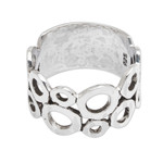 Sterling silver band ring, 'Afternoon' - Sterling Silver Band Ring