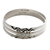 Pearl bangle bracelets, 'Java Trio' (set of 3) - Sterling Silver Pearl Bangle Bracelets (Set of 3) (image 2a) thumbail