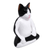 Wood statuette, 'Yoga Cat' - Wood statuette (image 2c) thumbail