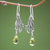 Sterling silver dangle earrings, 'Rainforest' - Women's Sterling Silver Dangle Earrings (image 2) thumbail