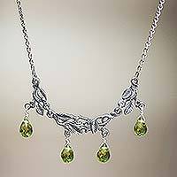 Featured review for Sterling silver pendant necklace, Rainforest