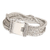 Sterling silver braided bracelet, 'Embrace Unity' - Sterling Silver Wristband Bracelet 