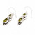 Peridot dangle earrings, 'Crown Princess' - Peridot Sterling Silver Dangle Earrings