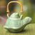Ceramic teapot, 'Turtle Mom' - Fair Trade Ceramic Teapot  thumbail