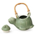 Ceramic teapot, 'Turtle Mom' - Fair Trade Ceramic Teapot  (image 2b) thumbail