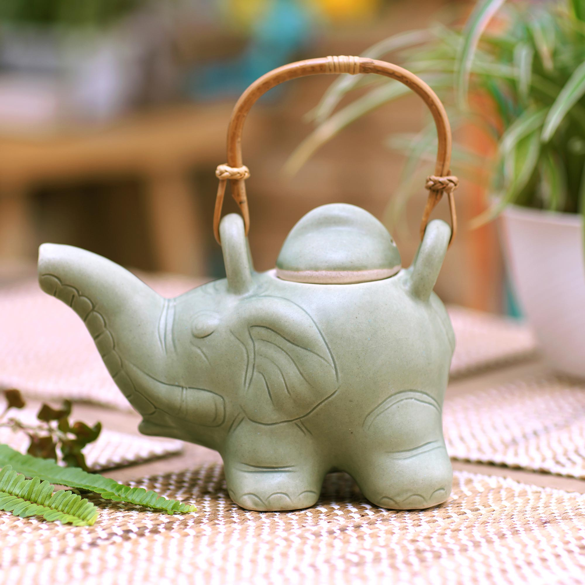 Elephant Tea Mug with Tea Bag Holder,Elephant Tea Cup 