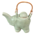 Ceramic teapot, 'Elephant Green Tea' - Indonesian Ceramic Teapot thumbail