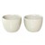 Stoneware tea cups, 'Legends' (pair) - Stoneware tea cups (Pair)