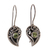 Peridot drop earrings, 'Dancing Dewdrops' - Sterling Silver Peridot Drop Earrings