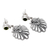 Peridot dangle earrings, 'Balinese Fan' - Peridot dangle earrings (image 2d) thumbail