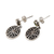 Peridot flower earrings, 'Sweet Rhapsody' - Peridot flower earrings (image 2b) thumbail