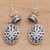 Amethyst flower earrings, 'Sweet Rhapsody' - Amethyst flower earrings (image 2c) thumbail
