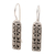 Silver drop earrings, 'Jasmine Scrolls' - Floral Sterling Silver Drop Earrings (image 2a) thumbail
