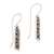 Silver drop earrings, 'Jasmine Scrolls' - Floral Sterling Silver Drop Earrings (image 2f) thumbail