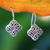 Sterling silver drop earrings, 'New Bali' - Handmade Sterling Silver Drop Earrings